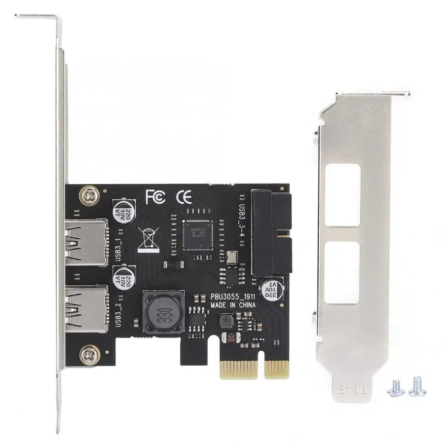 Переходная карта PCI E на USB3.0 аксессуар для настольного компьютера с фронтальной