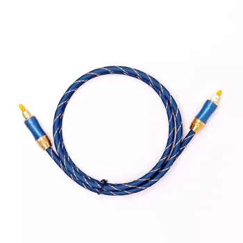 

1m/2m/3m 6mm Digital Optical Audio Cable Fiber Optic Cable Toslink Male to Male Audio Extension Cable Cord Wire for DVD VCR CD