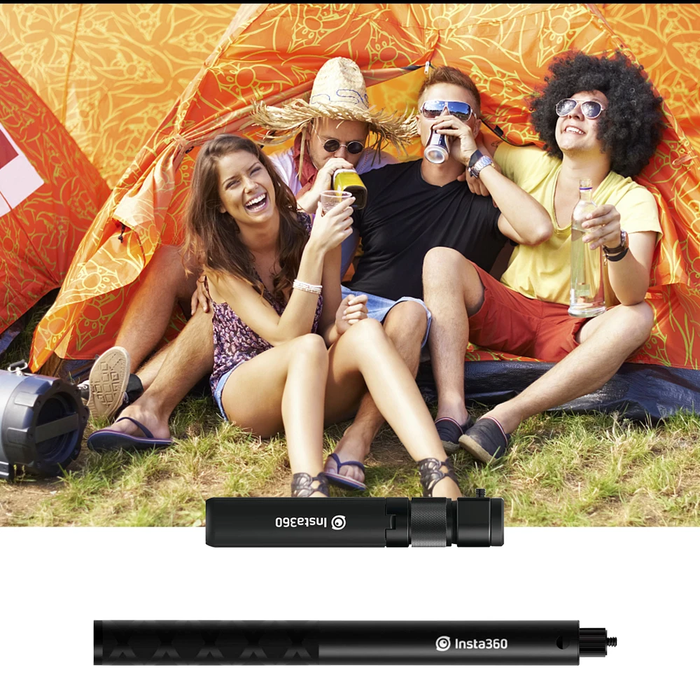Insta360 палка для селфи пулевидный Комплект времени с невидимой селфи палкой сложенный штатив ручка для Insta360 ONE X/ONE камеры