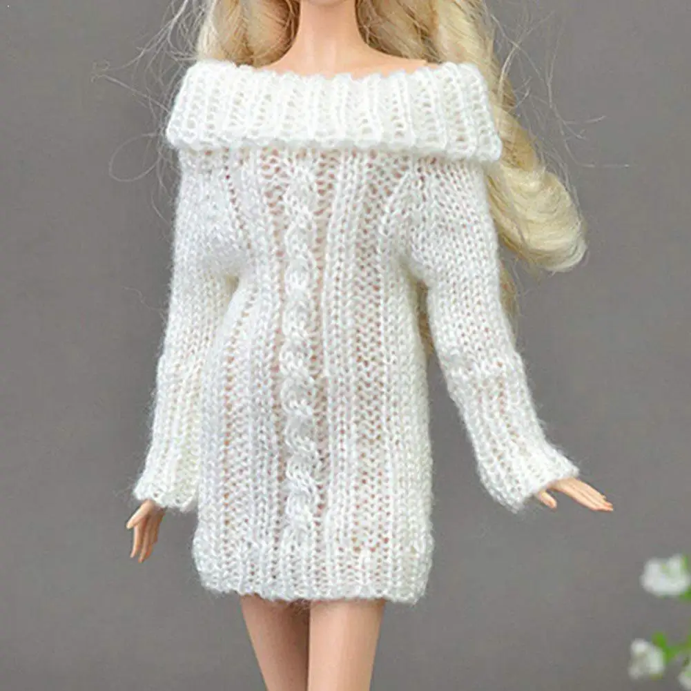 

High Quality For 11.5 Inch Doll Pure Sweater Dress Fashion Toys Up Accessories Multicolor Doll Clothing Children's Dress Ga U3N7