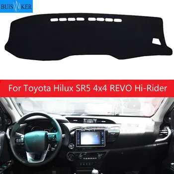 

Car Dashboard Cover For Toyota Hilux SR5 4x4 REVO Hi-Rider 2015 2016 2017 2018 Pad Carpet Dashmat Sun Shade Pad Auto Car Styling