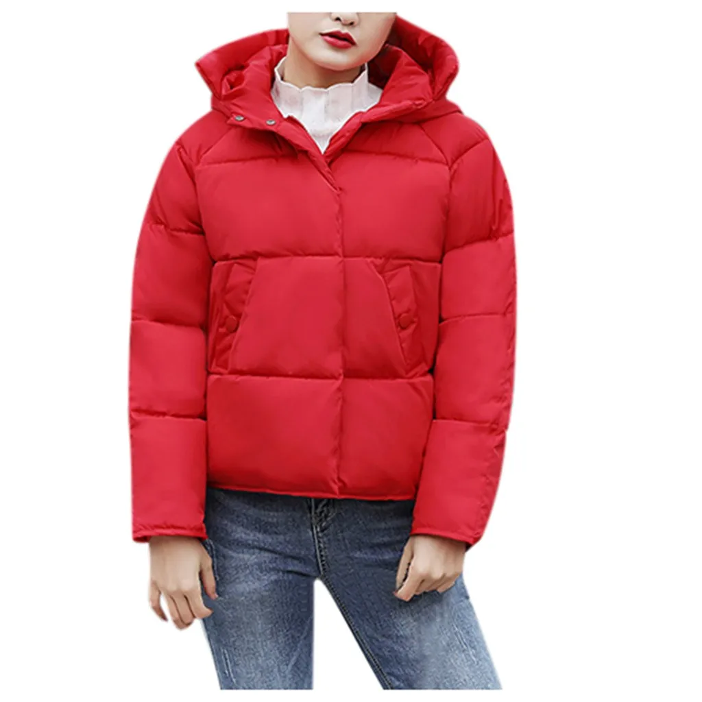 Red Пальто натуральный зимний женский свободный короткий пуховик Куртка на белом утином пуху Толстая теплая пуховая парка Женское зимнее пуховое пальто S3 - Цвет: Red