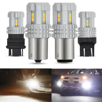 

2x T20 7440 W21W LED Bulbs 1156 BA15S P21W BAU15S PY21W led lamp For Turn Signal Light No Flash For VW Audi Benz Peugeot Lada