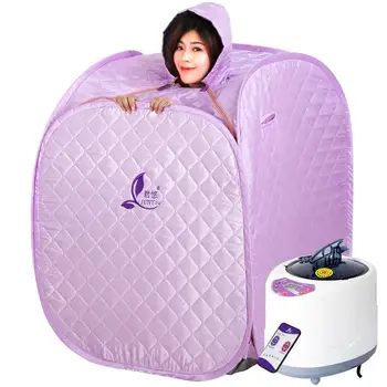 

1000W 2.5L Sweat Steamer Folding Sauna Box 80*80*100cm Sweating Fumigation Steam Room Inflatable Bathtub Free Eco-Friendly