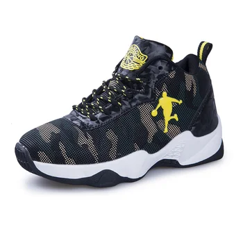 

Basketball Shoes Kids 2018 New Boy Antiskid Sports Shoes Cheap Basket Sneakers Basketball Boys Training Shoes