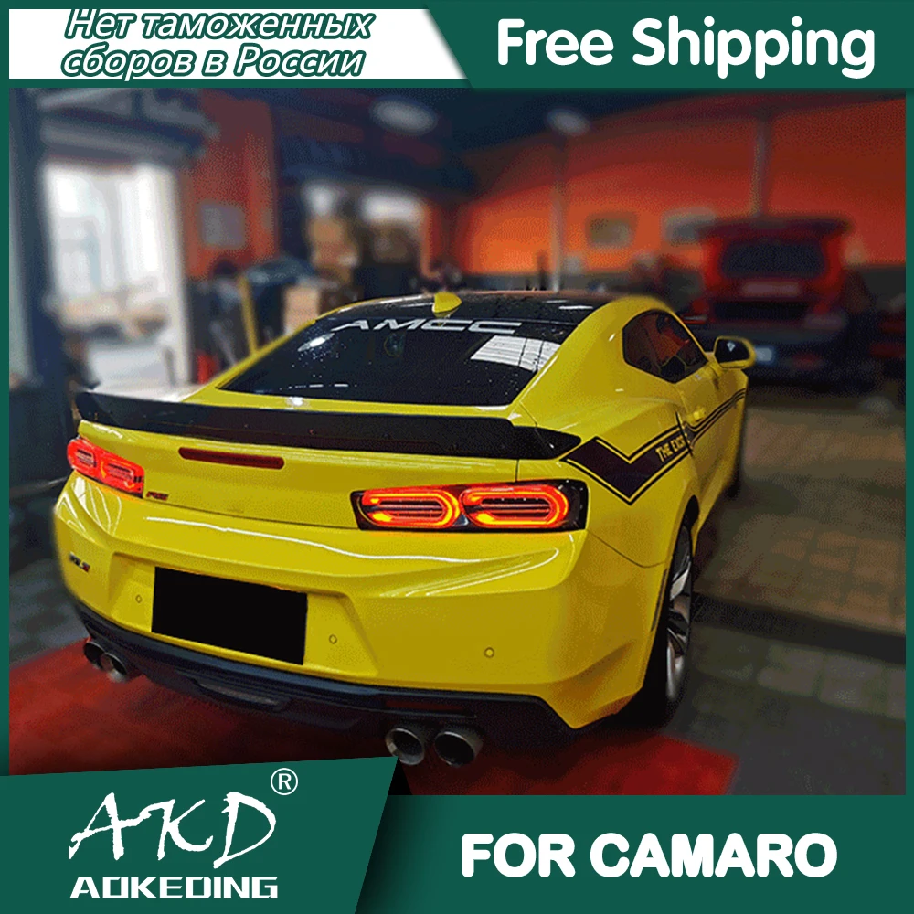 

Задние фары для Chevrolet Camaro 2015-2019, светодиодные противотуманные фары, дневные ходовые огсветильник, тюнинг автомобильных аксессуаров, задсветильник фары Для Camaro s