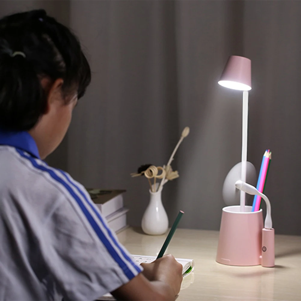 Led Защита глаз маленькая настольная лампа Многофункциональный держатель для