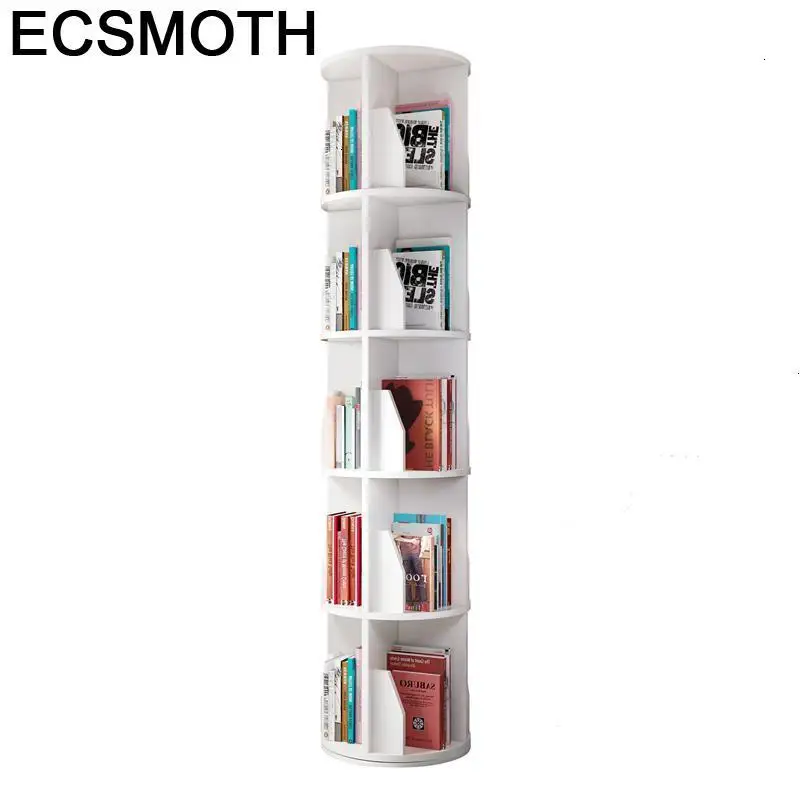 

Libreria Estanteria Libros Meuble Industriel Wood Rotate Rotatable Home Furniture Bookcase Librero Modern Book Shelf Case