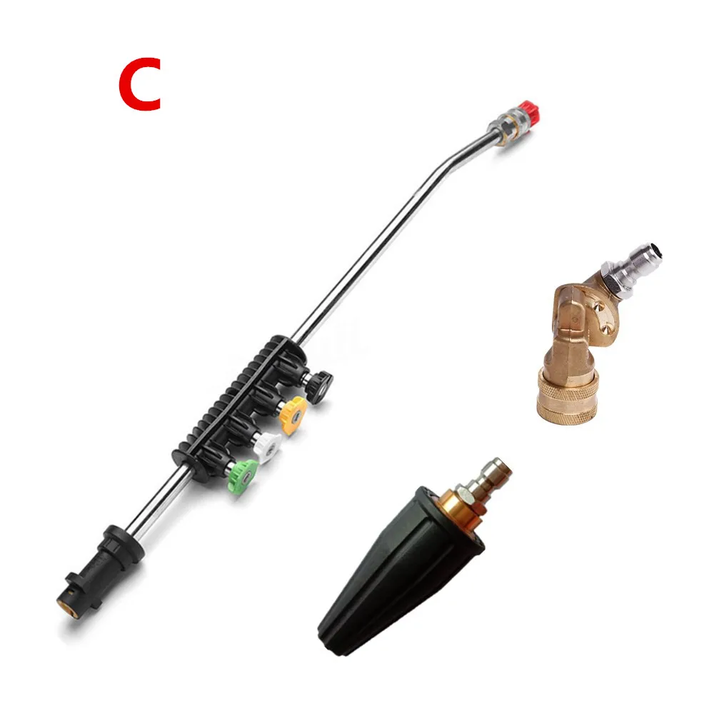 

LaLeyenda High Quality Foam Gun for Karcher K2 - K7 Snow Foam Pressure Jet with 1/4" Quick Release Nozzles 180 degree Connector