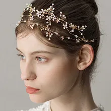 Золотые стразы, свадебные ободки, тиара, Хрустальный головной убор, свадебные аксессуары для волос для невесты, женщин