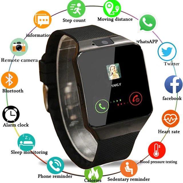 

New Fashion Bluetooth Smart Watch DZ09 Smartwatch Support SIM TF Card Camera For iPhone Samsung Huawei Xiaomi Android Phone