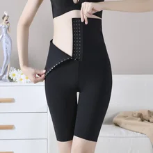 High Waist Body Shaping Breasted Abdominal Pants Waist Girdling Body Slimmin Hip Lifting Seamless Leggings Free Shipping