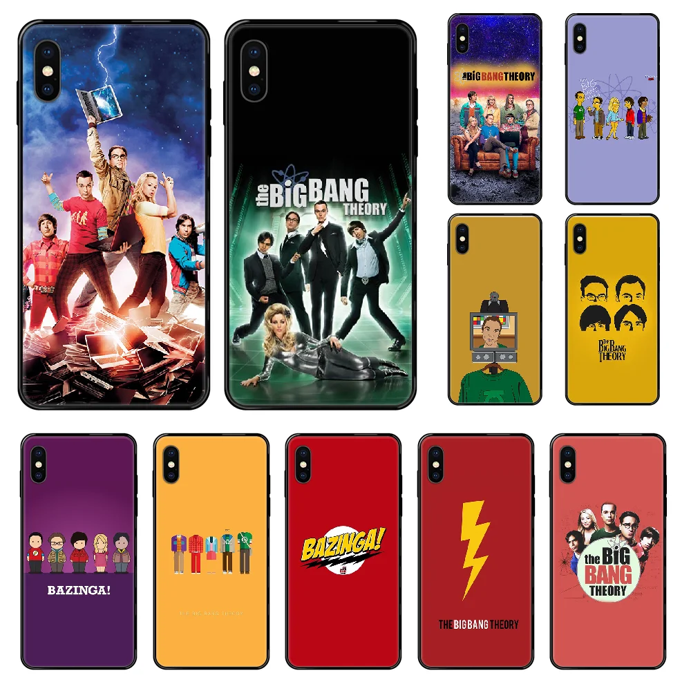 Забавный чехол для телефона с темой Большого Взрыва iphone 4 4s 5 5S SE 5C 6 6S 7 8 plus X XS XR 11 PRO