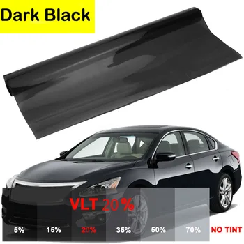

50*600CM Car Window Tint Film Sticker Isolatie Film Glas Explosieveilige 20% VLT raam verven Zonnescherm Cover