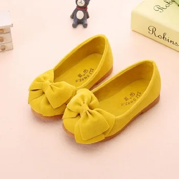 

Girl Soft Bowknot Flat Shoes Spring Summer Girls Princess Shoes Slip Sneakers For Girl Cute Baby Toddler Single Shoes size 21-36