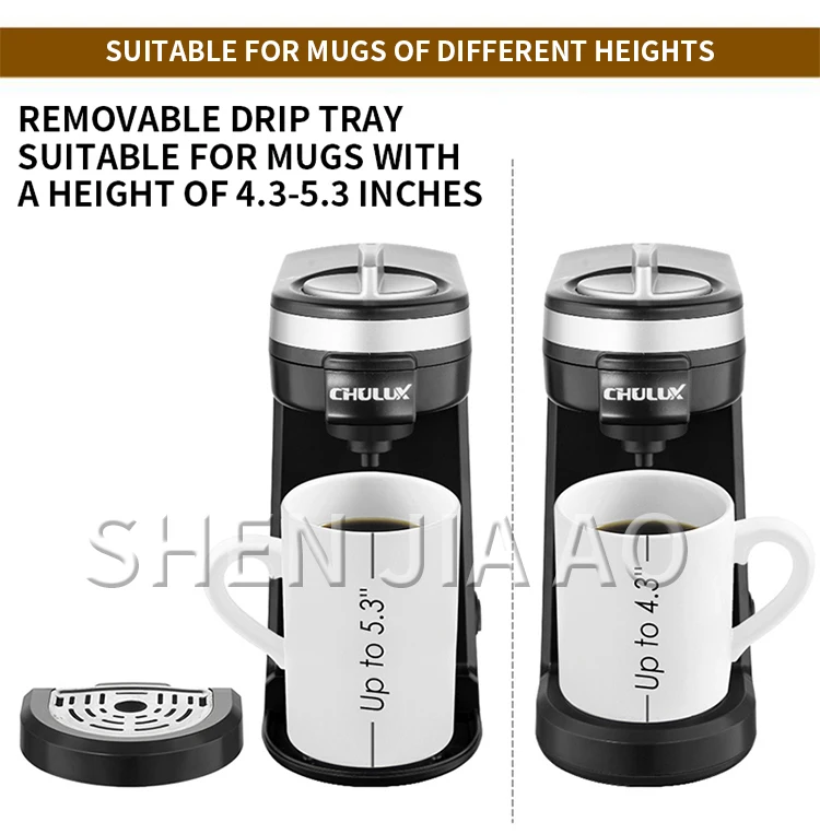 Description Picture 6 of itemQF-CM801 American Kcup Capsule Coffee Machine Household 800W Single Cup Coffee Machine for Hotel 220V/50HZ