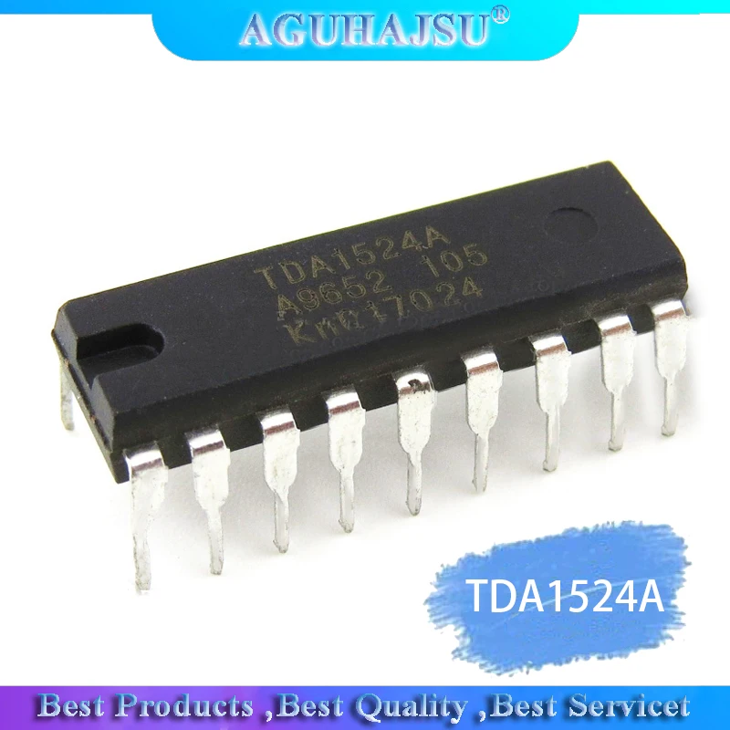 10 шт. TDA1524A DIP18 TDA1524 DIP-18 1524A DIP | Электронные компоненты и принадлежности