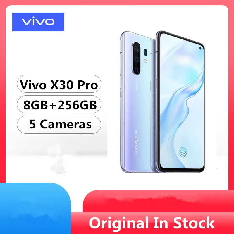 Разблокированный телефон Vivo X30 Pro новая модель Exynos 980 Android 9 0 экран 6 44 дюйма 2400x1080 8