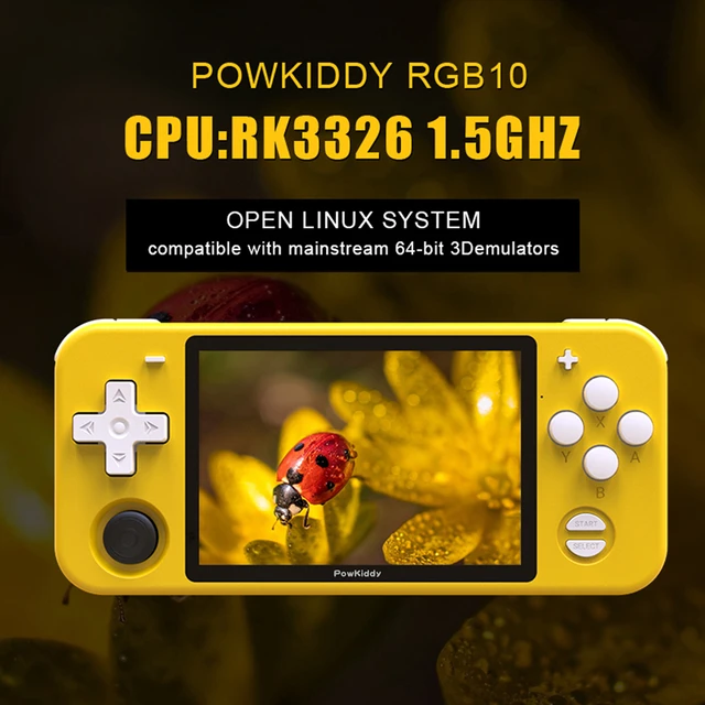 Huerta Llevando estar impresionado Powkiddy-consola de juegos portátil Retro RGB10, sistema de código abierto,  compatible con controlador de videojuegos para PSP, PS1, 3DS, N64, para  niños _ - AliExpress Mobile