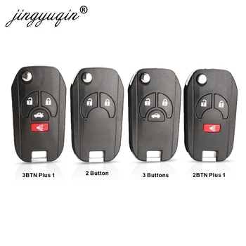 Pulsanti 2/3/4 modificato Flip Shell chiave remota per Nissan Sylphy Cube Juke Rogue Micra Qashqai Altima Maxima Sentra Versa