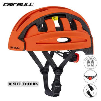

CAIRBULL FIND Foldable Cycling Helmet With Rearlight High Quality Safety Bicycle Helmet City Bike Helmet CE EN 1078 Certified
