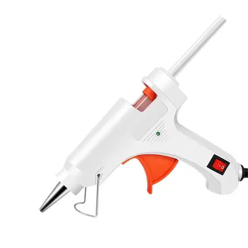 

20W 220V Industrial Hot Melt Glue Gun Thermo Electric Heat Temperature Jewelry Toy Repair Tool Without Glue Stick US Plug Sale