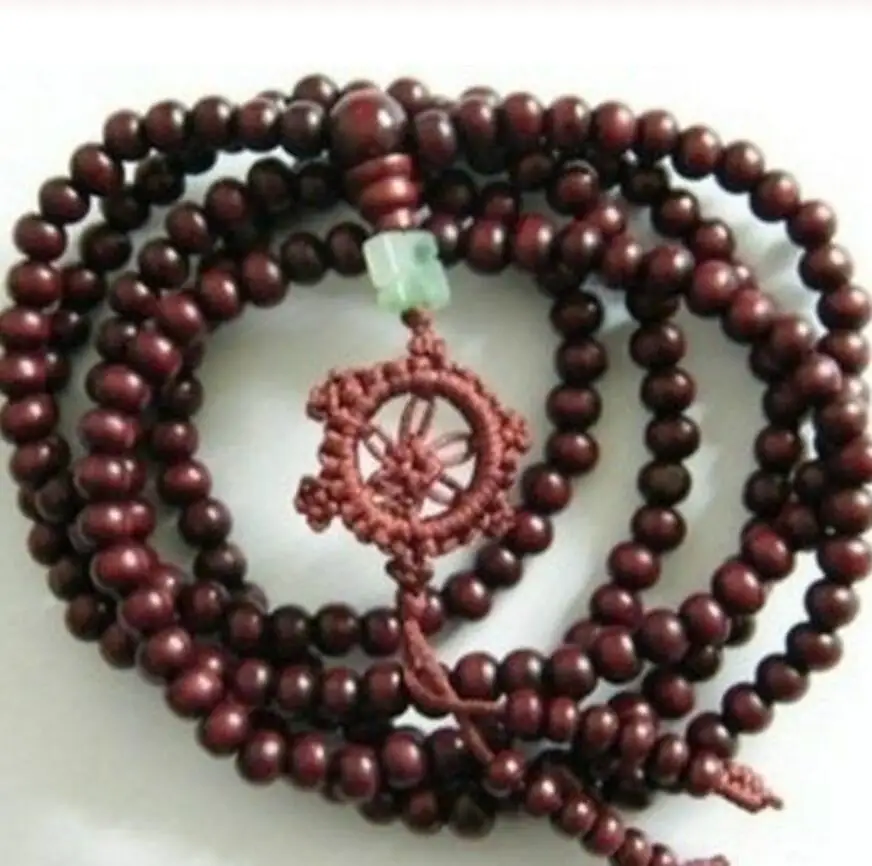 Free shipping Tibetan Sandalwood 216pcs beads Buddha Mala Buddhist bracelet necklace | Украшения и аксессуары