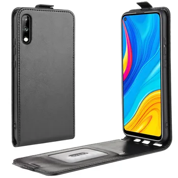 

100pcs/lot Vertical UP and Down Flip PU Leather Case For Huawei Enjoy 10 Honor 9X Pro Y9S P Smart Pro 2019 TPU in inner Cover