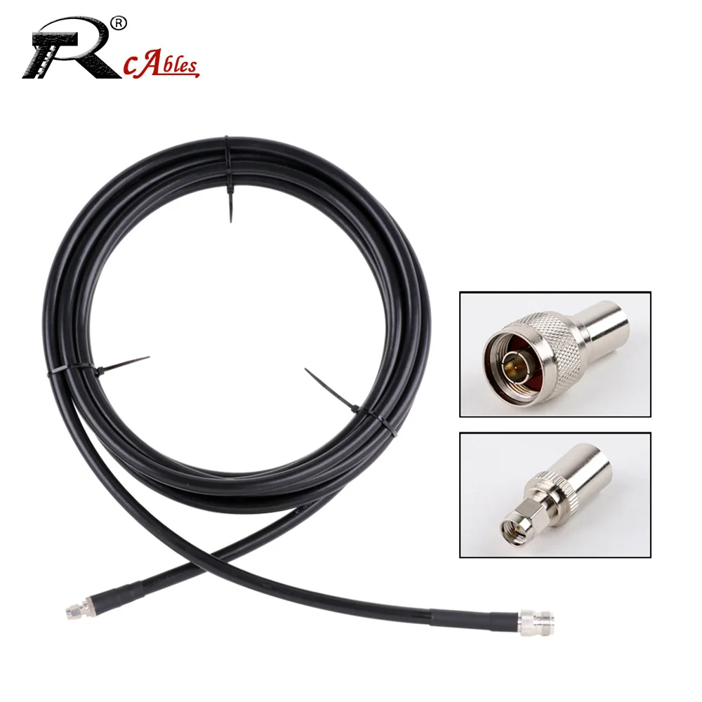 Cavo Lmr400 N Femmina A Spina Maschio Sma Per Hotspot Ad Elio Antenna In Fibra Di Vetro Minatore Bobcat 1M 2M 3M 4M 5M 6M 7M 8M 9M 10M 15M 20M