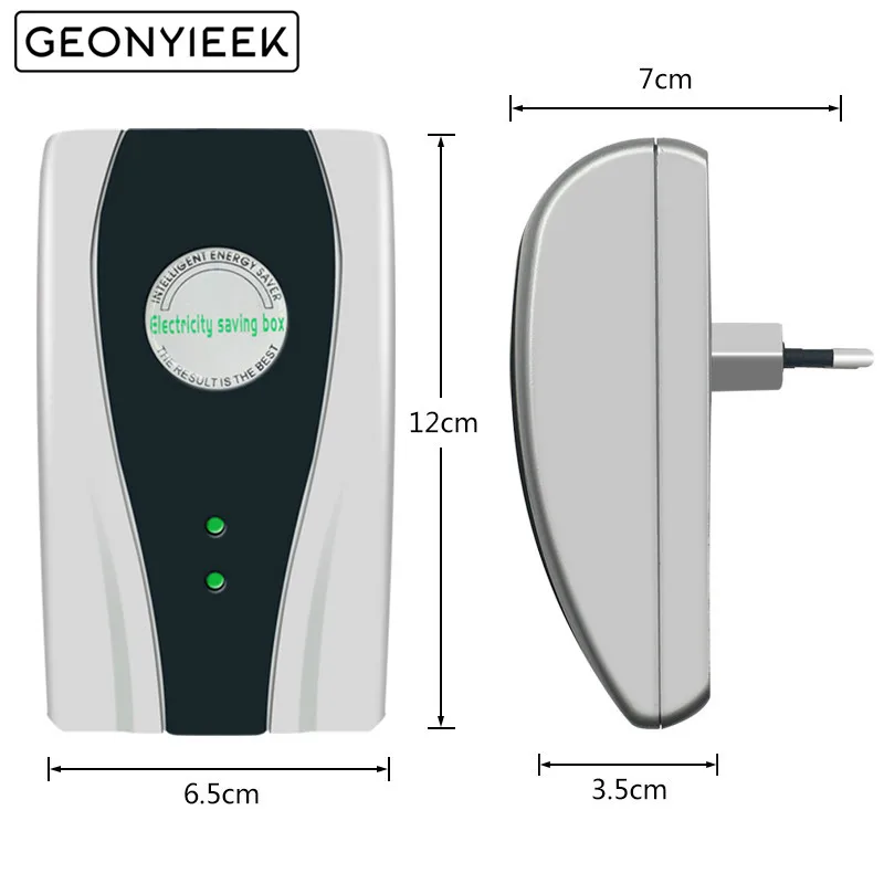 

Intelligent Energy Saver 30KW 90V-250V Smart Plug LED Power Saving Box Device Electricity Bill Killer Up to 30% US UK EU Plug