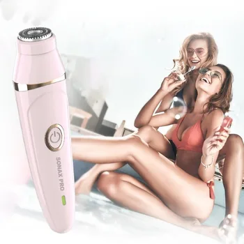 

5 In 1 USB Electric Multfunctional Hair Removal Device Painless Facial Cleansing Set Lady Shaving Machine Eyebrow Clipper Tool