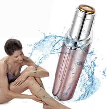 Электрический эпилятор для волос на лице леди бритва мини перезаряжаемая верхняя губа щек удаление волос для ног щек тела подмышек Эпилятор для зон бикини