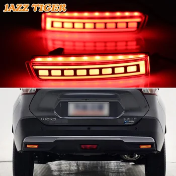 

JAZZ TIGER 2PCS Car LED Rear Fog Lamp Brake Light Rear Bumper Decoration Lamp For Infiniti QX70 2013 2014 2015 2016 2017 2018