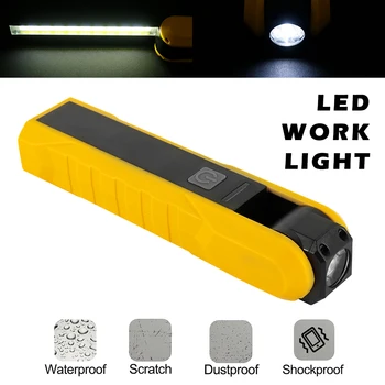

Led Work Light Portable COB Worklight Lamp Work Lamp Werklamp Flashlight Working Light Searchlight USB Rechargeable 10W