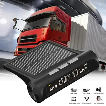 

Vehemo TPMS 6PCS Sensor Tire Pressure Monitoring System Tire Pressure Monitoring Truck Tire Pressure Alarm 8.0bar Vehicles New
