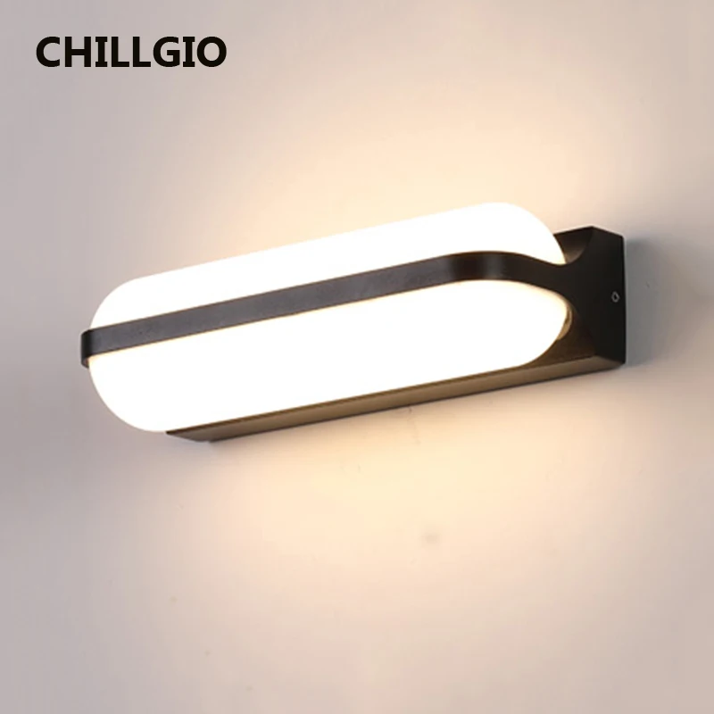 CHILLIGO Waterproof LED Wall Light Outdoor Yard Garden Balcony Contemporary Home Lighting IP65 Retro Hotel Aluminum Indoor Lamps new waves contemporary art and the issues shaping its tomorrow