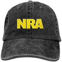 NRA национальная винтовка Association винтажная вымытая окрашенная папа шляпа Регулируемая бейсбольная шляпа