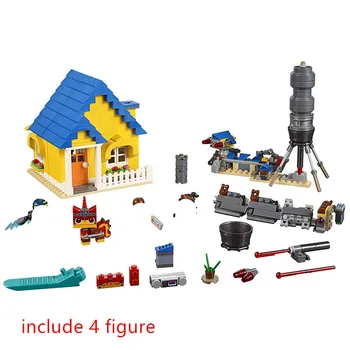 

MOVIE 2 Emmet’s Dream House Rescue Rocket Building Blocks Kit Bricks Classic Movie Model Kids Toys For Children Gift