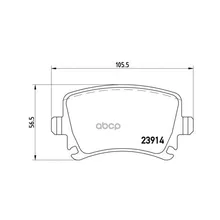 Колодки Тормозные Комплект Brembo P85095 Brembo арт. P85095