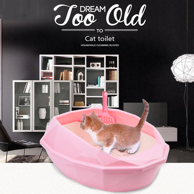 SUPREPET Toilet Bedpan Cat Litter Box Toilet Supply Anti-Splash Pet Dog Toilet Puppy Plastic Cat Tray Cat Toilet Training Kit SUPREPET Toilet Bedpan Cat Litter Box Toilet Supply Anti-Splash Pet Dog Toilet Puppy Plastic Cat Tray Cat Toilet Training Kit