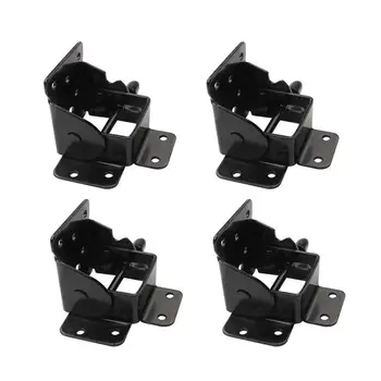 

4PCS Hinges Durable Folding Folding Right Angle Iron Furniture Table Chair Bracket Support Frame Hinge Hardware Tool