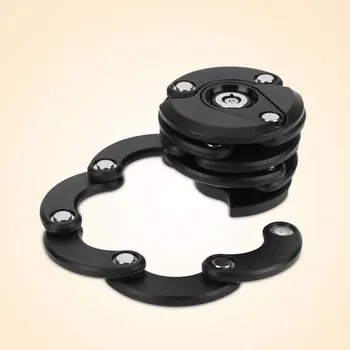 

Motorcycle Bike Bicycle Cycling Anti-Theft Foldable Hamburger Chain Lock