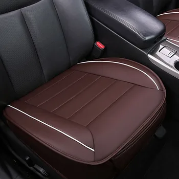 

Car Front Seat Cover Protector Auto PU Leather Anti-Slip Cushion Pads 49x53cm