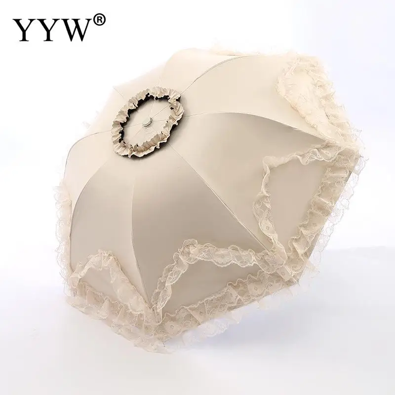 

Sun Protection Folding Umbrella Rain Women Mini Pocket Parasol Anti-Uv Windproof Paraguas Sunny And Rainy Umberlla Guarda Chuva