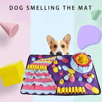 

Dog Cat Smell Training Mat Colorful Olfactory Correction Cushion Toy Food Finding Pad Pet Pressure Relieves Pets Supplies
