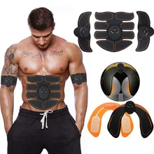 Wireless EMS Abdominal Muscle Stimulator Toner Hip Trainer Vibro Body Shaper Slimming Massager Buttock Abdomen Arm Leg Training