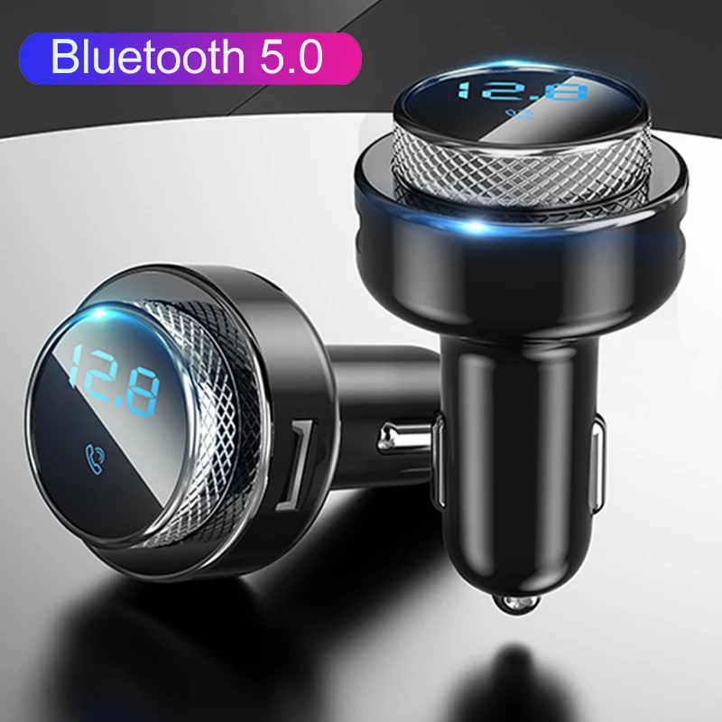 JINSERTA QC3.0, быстрое зарядное устройство для автомобиля, Bluetooth 5,0, fm-передатчик, громкая связь, беспроводной TF/U диск, Mp3 аудио плеер, автомобильные аксессуары