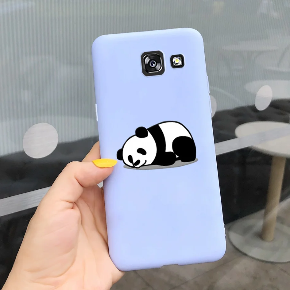 Cute Anime Panda Phone Case - Shockproof Cover for Samsung Galaxy A5 Series