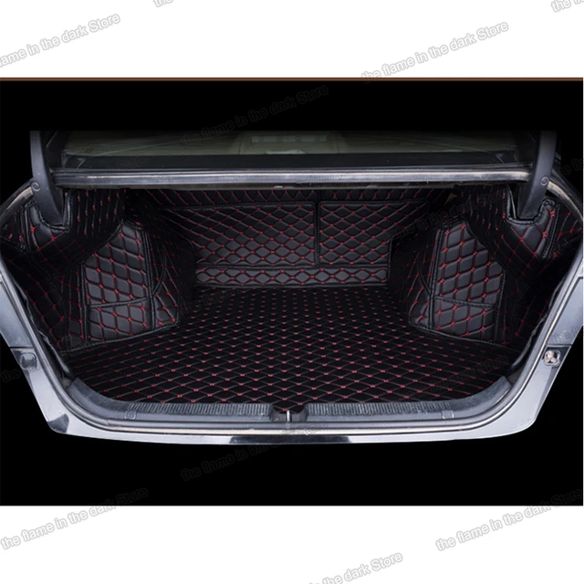 Tapis de coffre de voiture en cuir pour toyota mark x reiz, doublure de  coffre de