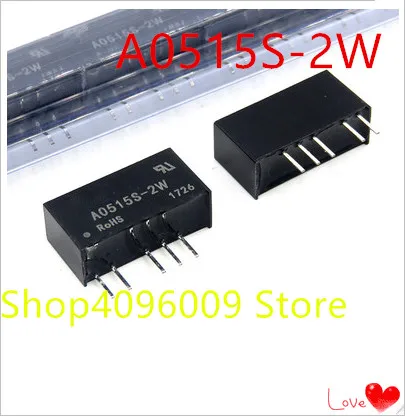 10 шт./лот A0515S-2W dc-dc модуль питания Вход 5 В выход 15 в изолированный не регулируется